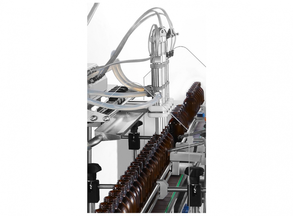 Shut-Off Nozzles and drip Tray<br>Shut-off nozzles are strongly recommend for liquid with low viscosity.