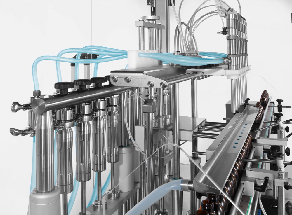 Shut-Off Nozzles and Drip Tray<br>Shut-off nozzles are strongly recommend for liquid with low viscosity.